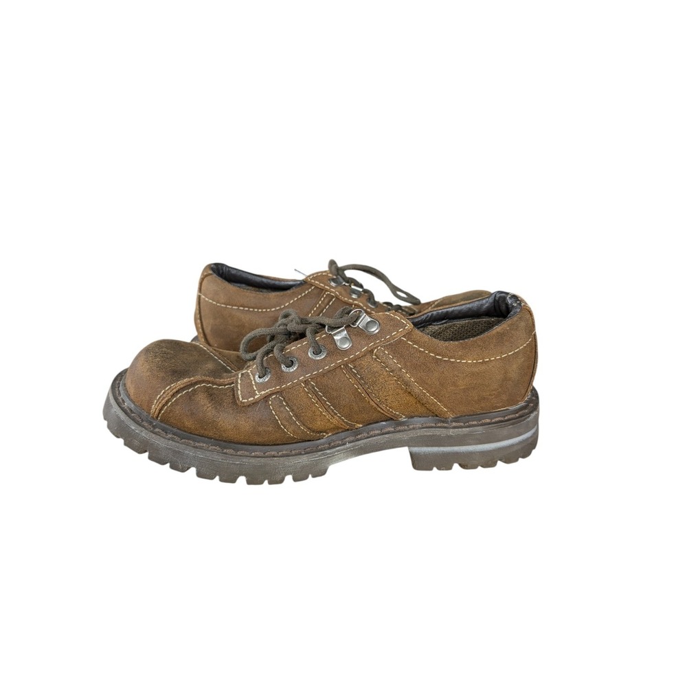 Bed Stu Men's Next Step lug Sole‎ Distressed Leather Shoes. Color Brown SZ 10